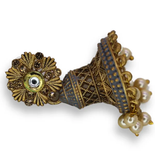 Elegant_Filigree_Jhumka_Earrings_For_Women_&_Girls
