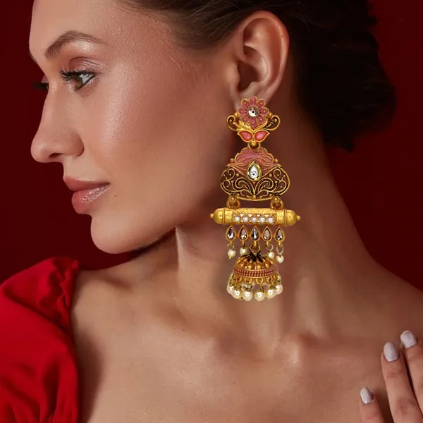 Elegant_ChandelierStyle_Jhumka_Earrings_For_Women_&_Girls