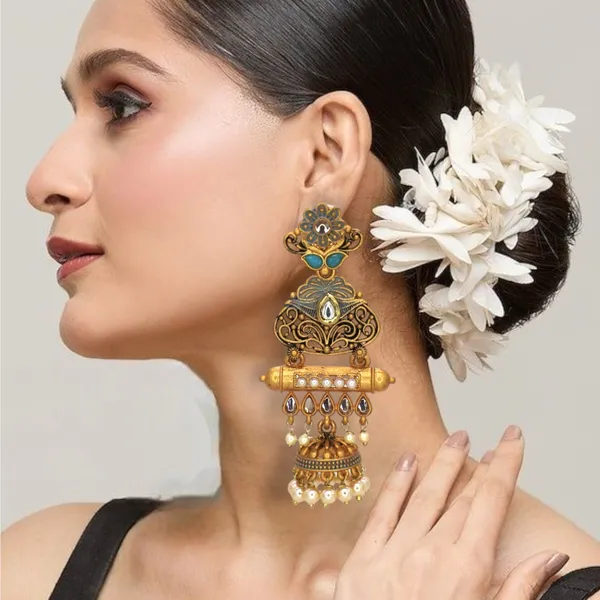 Elegant_ChandelierStyle_Jhumka_Earrings_For_Women_&_Girls