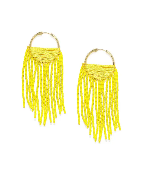 GoldToned_Yellow_Circular_Hoop_Earrings_For_Women_&_Girls