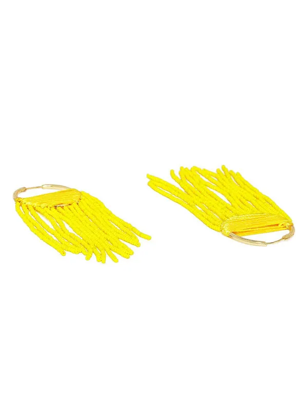 GoldToned_Yellow_Circular_Hoop_Earrings_For_Women_&_Girls
