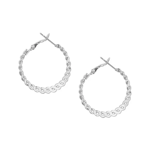 SilverPlated_Circular_Hoop_Earrings_For_Women_&_Girls
