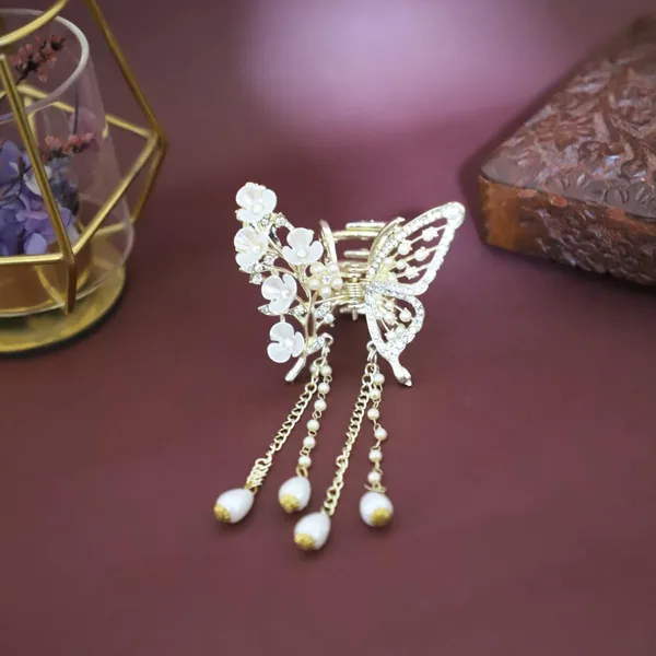 JWELLA_Butterfly_Hair_Claw_Clip_with_Pearls_and_Rhinestones_–_Elegant_Floral_Hair_Accessory