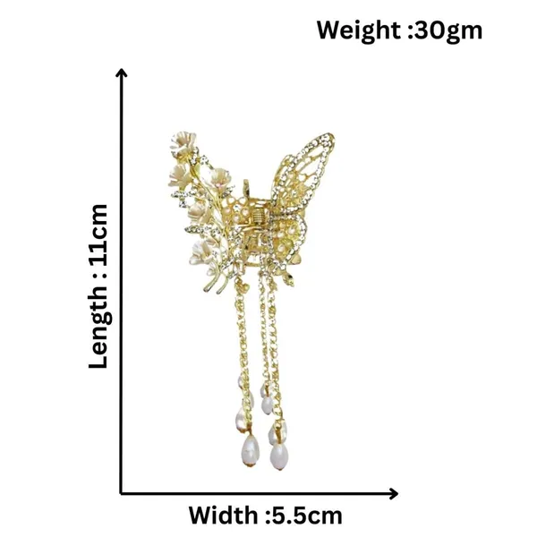 JWELLA_Butterfly_Hair_Claw_Clip_with_Pearls_and_Rhinestones_–_Elegant_Floral_Hair_Accessory