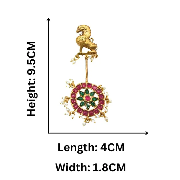 JWELLA_Gold_Plated_Red_Ruby_&_Emerald_Green_Stones_Studded_Antique