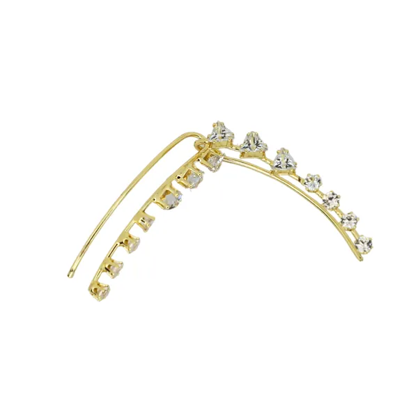 JWELLA_Gold-Plated_Triangle_&_Round_Crystal_Earcuff_for_Women_&_Girls_|_Elegant_Clip-On_Ear_Climber_|_Partywear_Non-Pierced_Statement_Earring