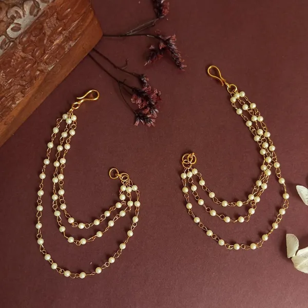 JWELLA_Gold-Plated_Triple-Layered_Pearl_Hair_Chain_–_Elegant_Hair_Accessory_for_Weddings_and_Festive_Occasions