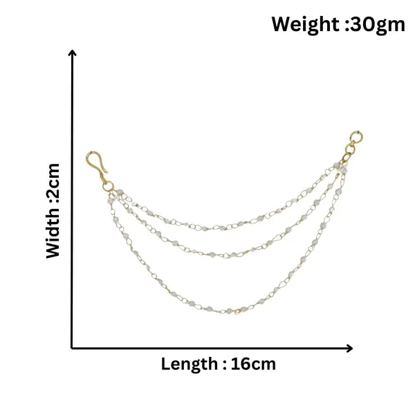 JWELLA_Gold-Plated_Triple-Layered_Pearl_Hair_Chain_–_Elegant_Hair_Accessory_for_Weddings_and_Festive_Occasions