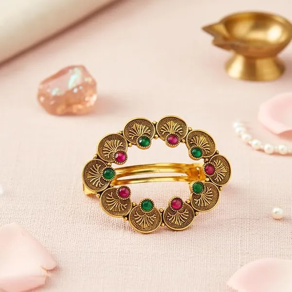 JWELLA_Traditional_Gold-Plated_Multi-Peacock_Hair_Clip_with_Pearls_and_Stones