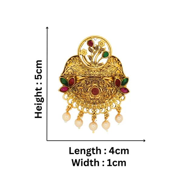 JWELLA_Traditional_Temple_Design_Gold-Plated_Hair_Barrette_Clip_with_Pearl_Dangling_Accents