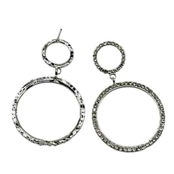 Sparkling_Double_Hoop_Rhinestone_Dangle_Earrings_For_Women_&_Girls