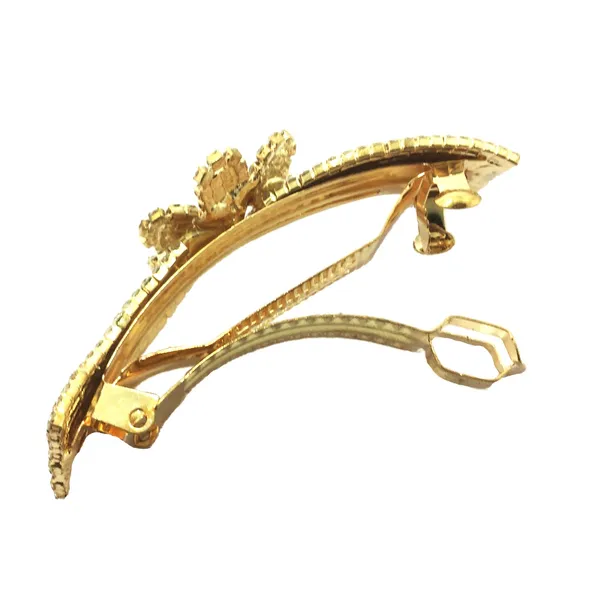 Gold-Plated_Rhinestone_Hair_Pin_For_Women_&_Girls
