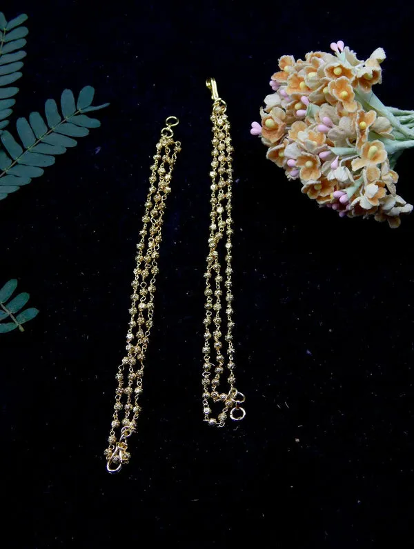 GoldPlated_MultiLayer_Chain_Earrings_For_Women_&_Girls
