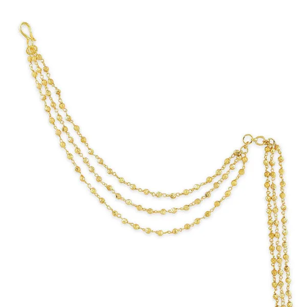 GoldPlated_MultiLayer_Chain_Earrings_For_Women_&_Girls