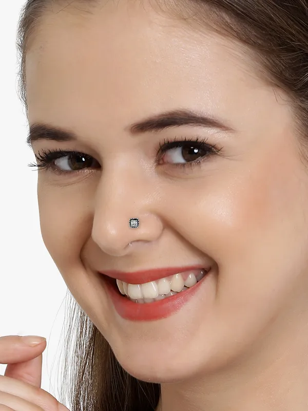92.5_Silver-Plated_Nose_Pin_With_Square_Stone_For_Women_&_Girls