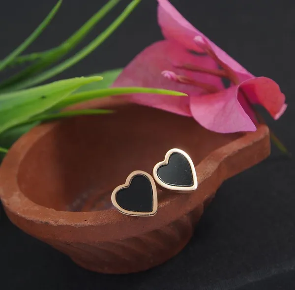 Stainless_Steel_Rosegold_Plated_Heart_Shaped_Stud_Earring_2814_For_Women_&_Girls