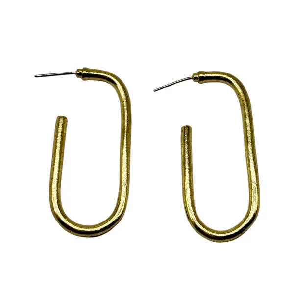 Minimalist_UShaped_Gold_Hoop_Earrings_For_Women_&_Girls
