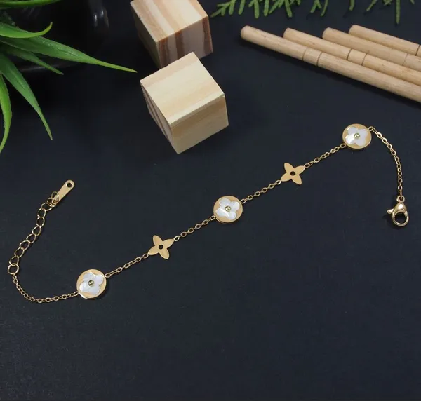 Stainless_Steel_White_Shell_Bracelet_-_STBR_5351_For_Women_&_Girls