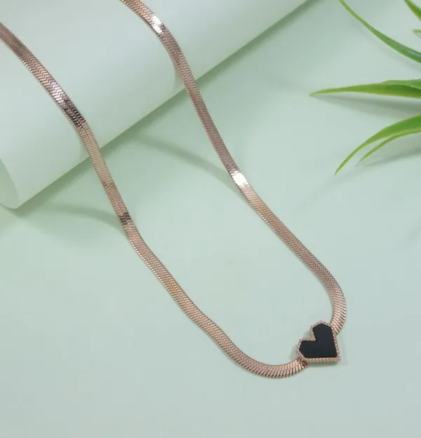Stainless_Steel_Heart_Pendent_Necklace_-_STNK_5472_For_Women_&_Girls