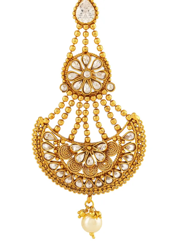 Gold_Plated_Traditional_Kundan_Jhoomar_Passa_For_Girls_And_W_For_Women_&_Girls