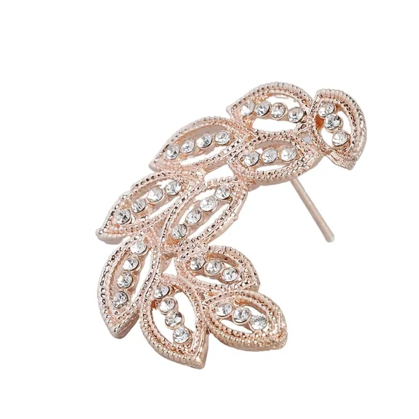 Rose_Gold-Plated_Leaf_Design_Necklace_And_Earring_Set_For_Women_&_Girls