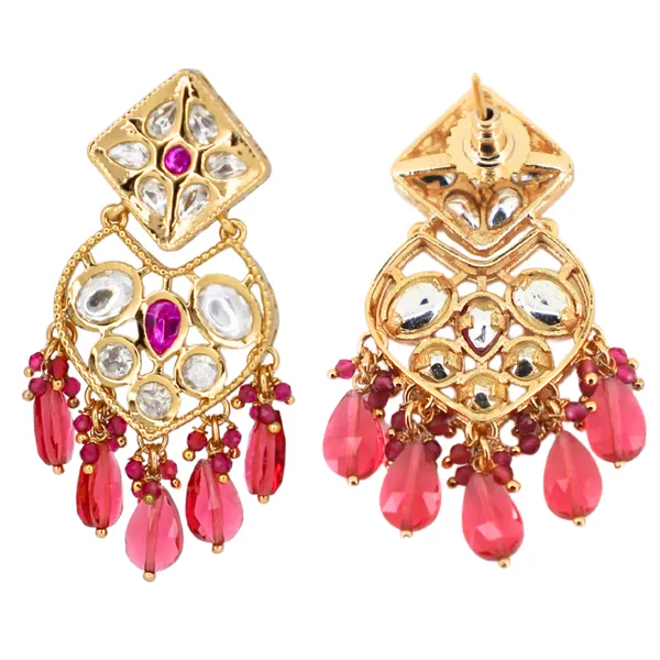 Kundan_Polki_Earrings_with_Ruby_Drops_For_Women_&_Girls