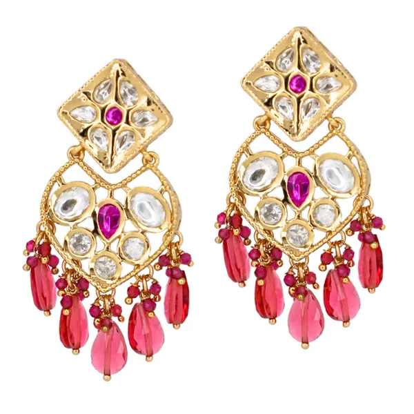 Kundan_Polki_Earrings_with_Ruby_Drops_For_Women_&_Girls