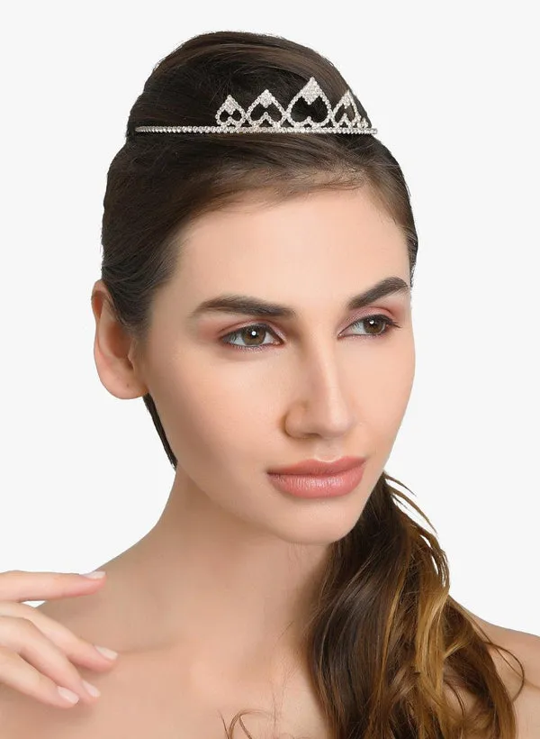 Gold-Toned_Heart_Shaped_Hairband_For_Women_&_Girls