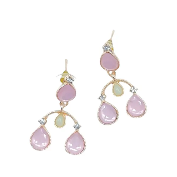 Elegant_Pastel_Teardrop_Necklace_Set_For_Women_&_Girls