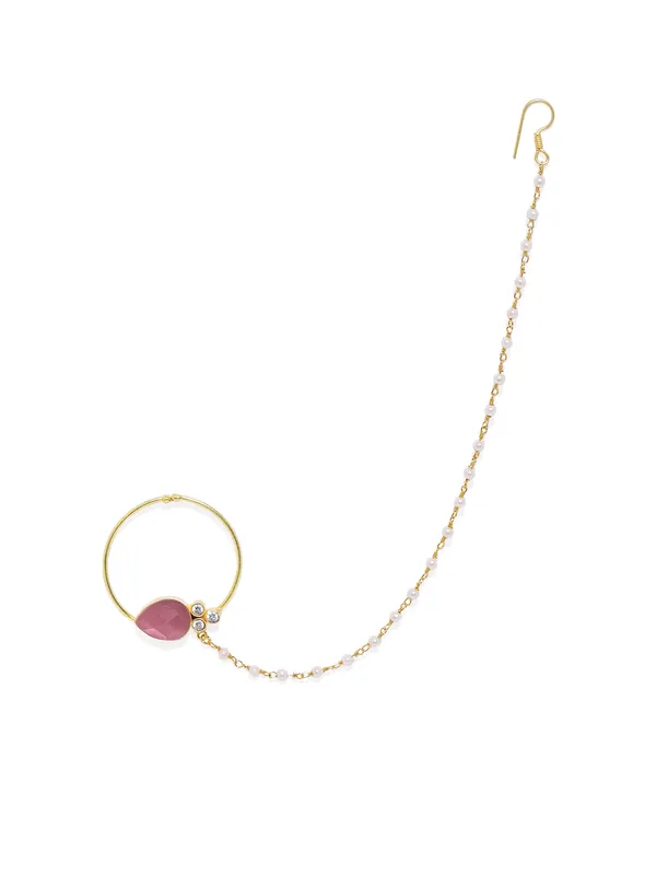 Gold_Plated_Light_Pink_Stone_Nose_Ring_For_Women_&_Girls