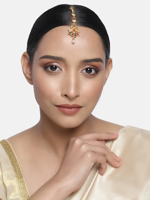 Brass-Plated_Stone-Studded_Maangtikka_For_Women_&_Girls