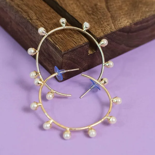 GoldPlated_Circular_Hoop_Earrings_For_Women_&_Girls
