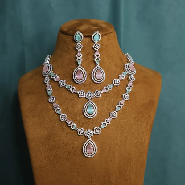 AD_Necklace_Set_with_Pastel_Gemstones_For_Women_&_Girls