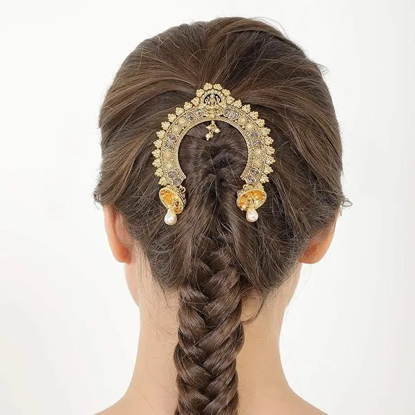Temple_Design_Lakshmi_Jooda_Pin_For_Women_&_Girls