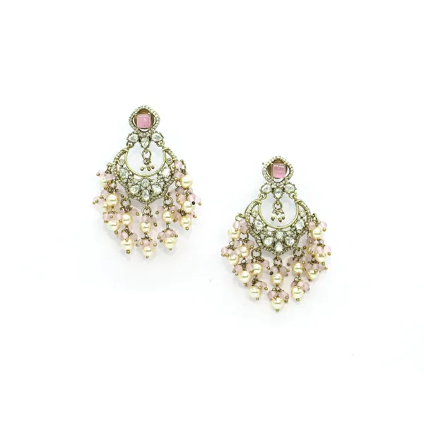 Antique_Gold-Plated_Chandbali_Earrings_with_Pearl_and_Pink_B_For_Women_&_Girls