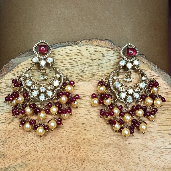 Antique_Gold-Plated_Chandbali_Earrings_with_Pearl_and_Pink_B_For_Women_&_Girls
