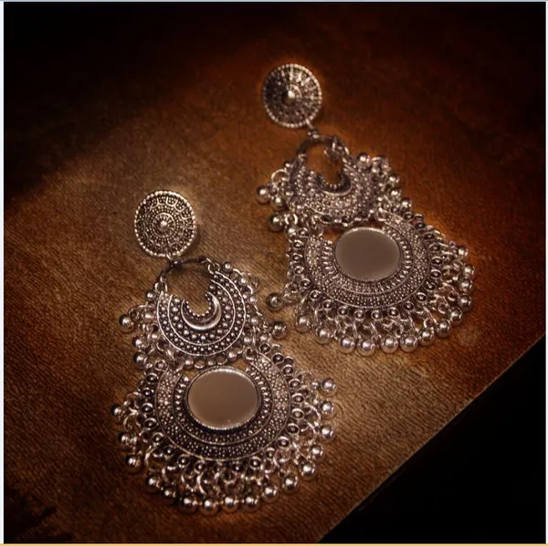 Antique_Silver_Afghani_Style_Dangle_Drop_Earrings_with_Mirror_and_Ghungroos-_AER_298_For_Women_&_Girls