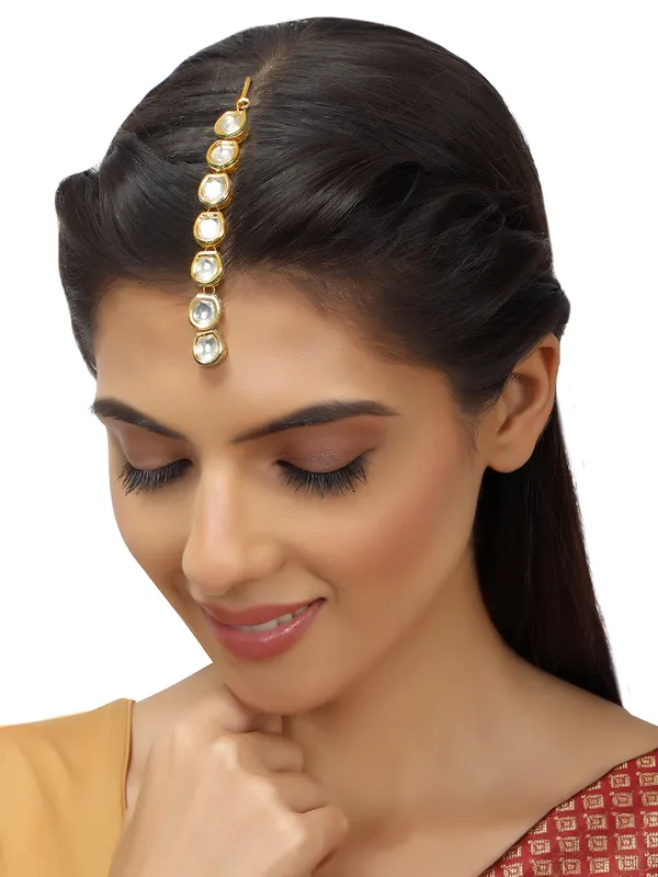 Traditional_Gold_Plated_Kundan_Maang_Tikka_For_Women_&_Girls