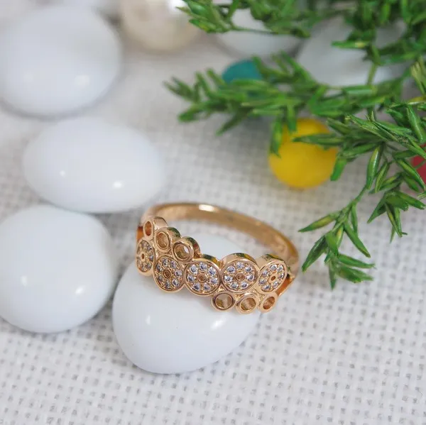 CZ_Gold_Plated_Half_Bezel_Set_Stone_Finger_Ring-_FR_4269_For_Women_&_Girls