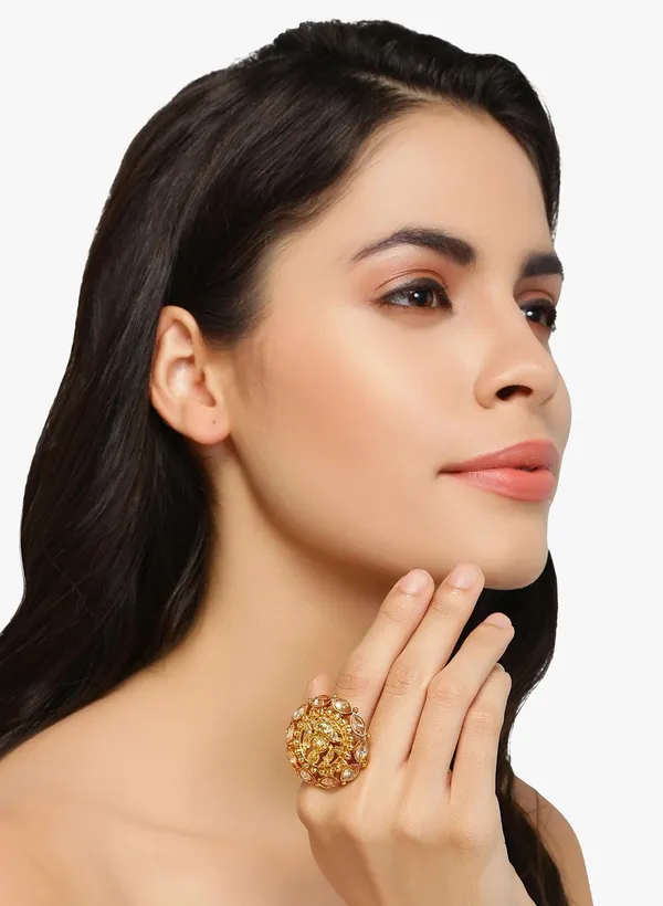 Divine_Lakshmi_Gold-Plated_Statement_Ring_For_Women_&_Girls