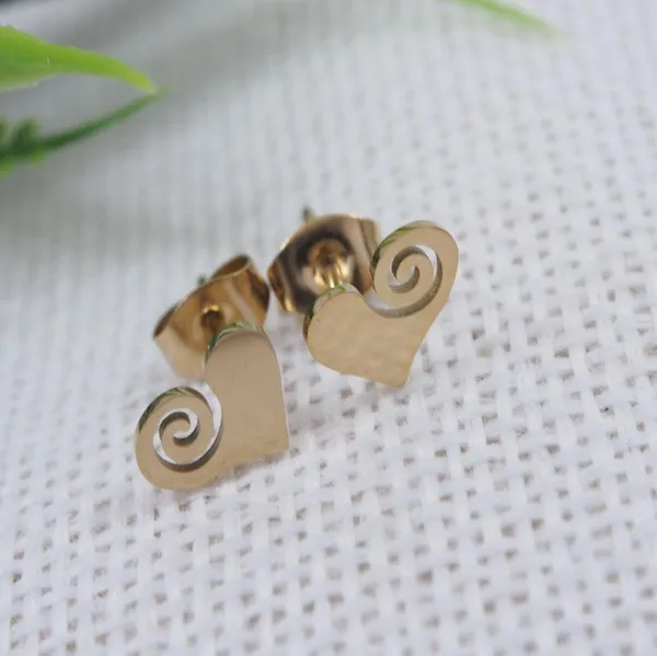 Stainless_Steel_Gold_Plated_Spiral_Heart_Stud_Earring_For_Women_&_Girls