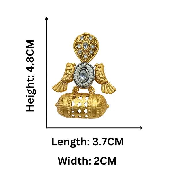 Bird_design_Antique_gold_earrings_For_Women_&_Girls