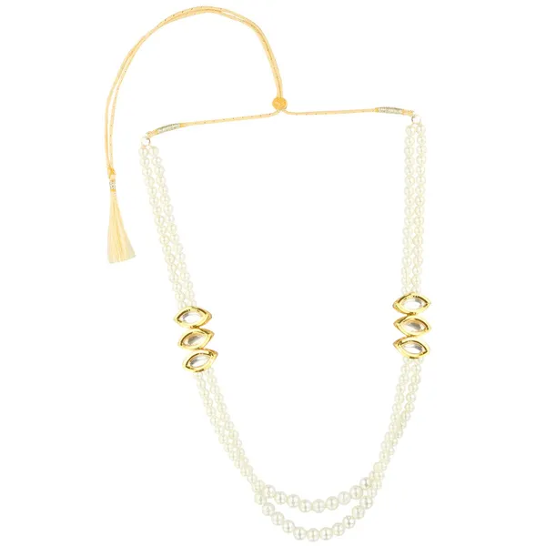 Elegant_Double_Strand_Pearl_Necklace_with_Gold_Accents_For_Women_&_Girls