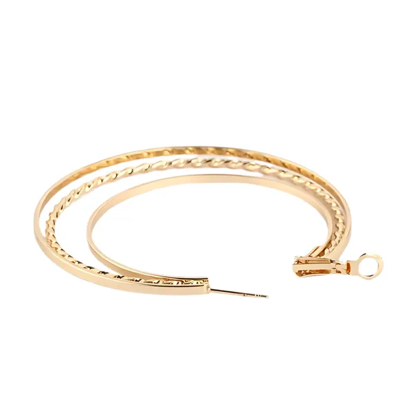 Elegant_Gold_Braided_Hoop_Earrings_For_Women_&_Girls