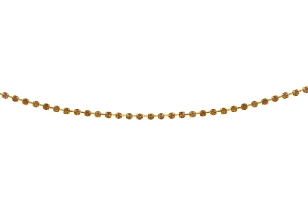 Elegant_Gold_Chain_with_Brown_Crystal_Accents_For_Women_&_Girls