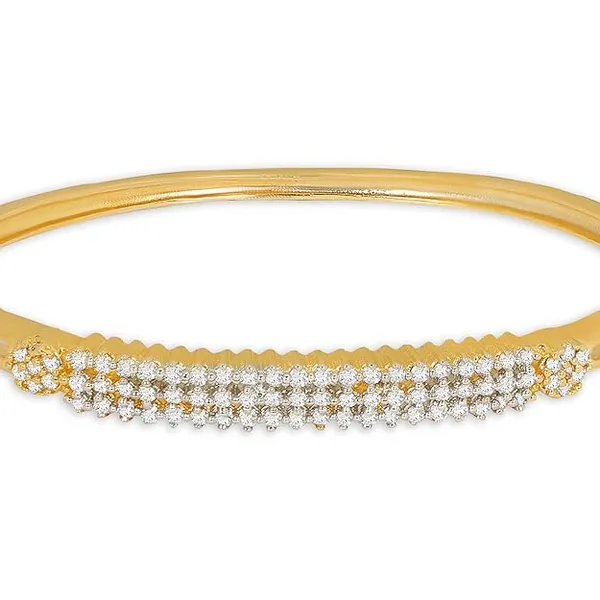 Elegant_Gold-Plated_Bangle_Bracelet_with_Sparkling_Crystal_A_For_Women_&_Girls