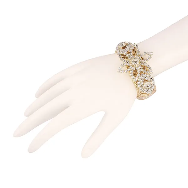 Elegant_Gold-Plated_Crystal_Brecelet_For_Women_&_Girls