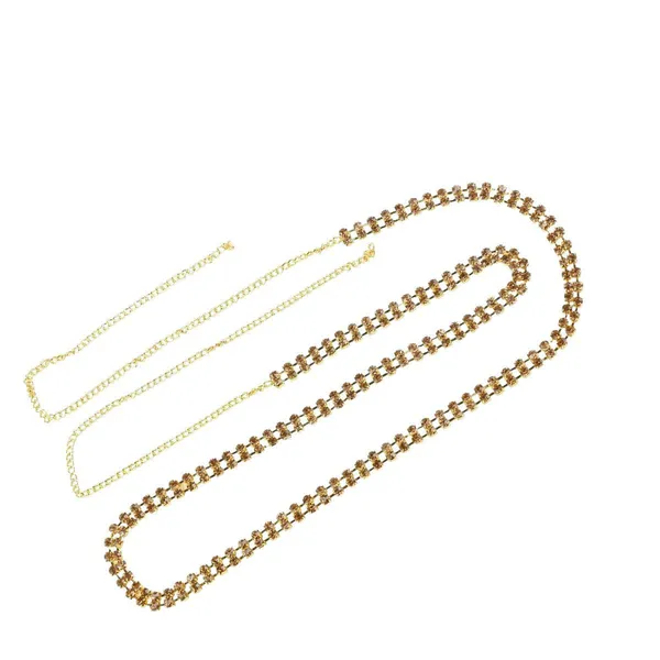 Elegant_Gold-Plated_Kamarband_With_Brown_Rhinestones_For_Women_&_Girls
