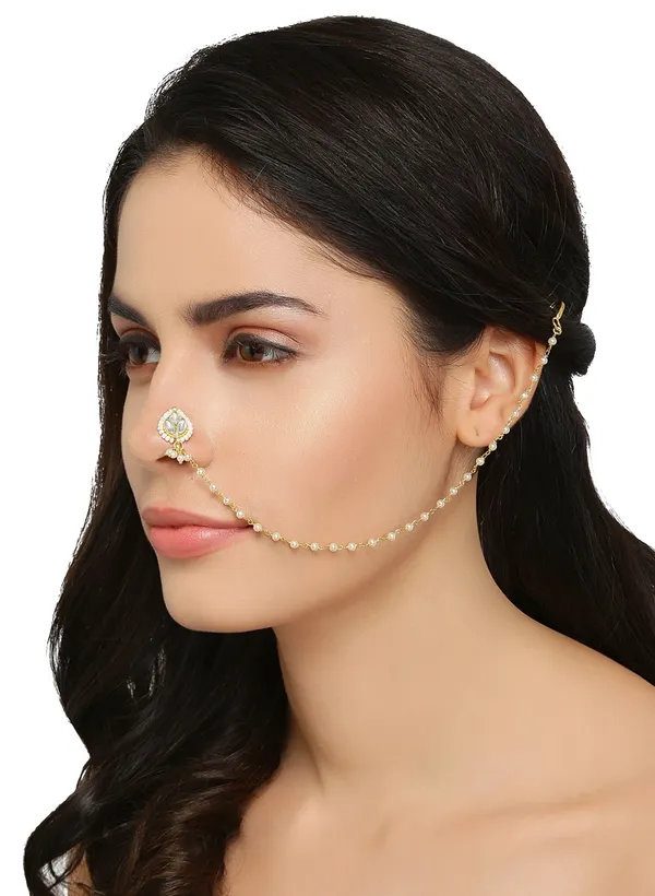 Elegant_Gold-Plated_Nath_with_Pearl_Chain_For_Women_&_Girls