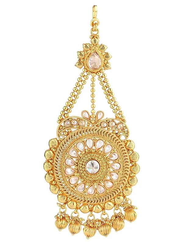 Elegant_Gold-Plated_Traditional_Passa_Maang_Tikka_For_Women_&_Girls